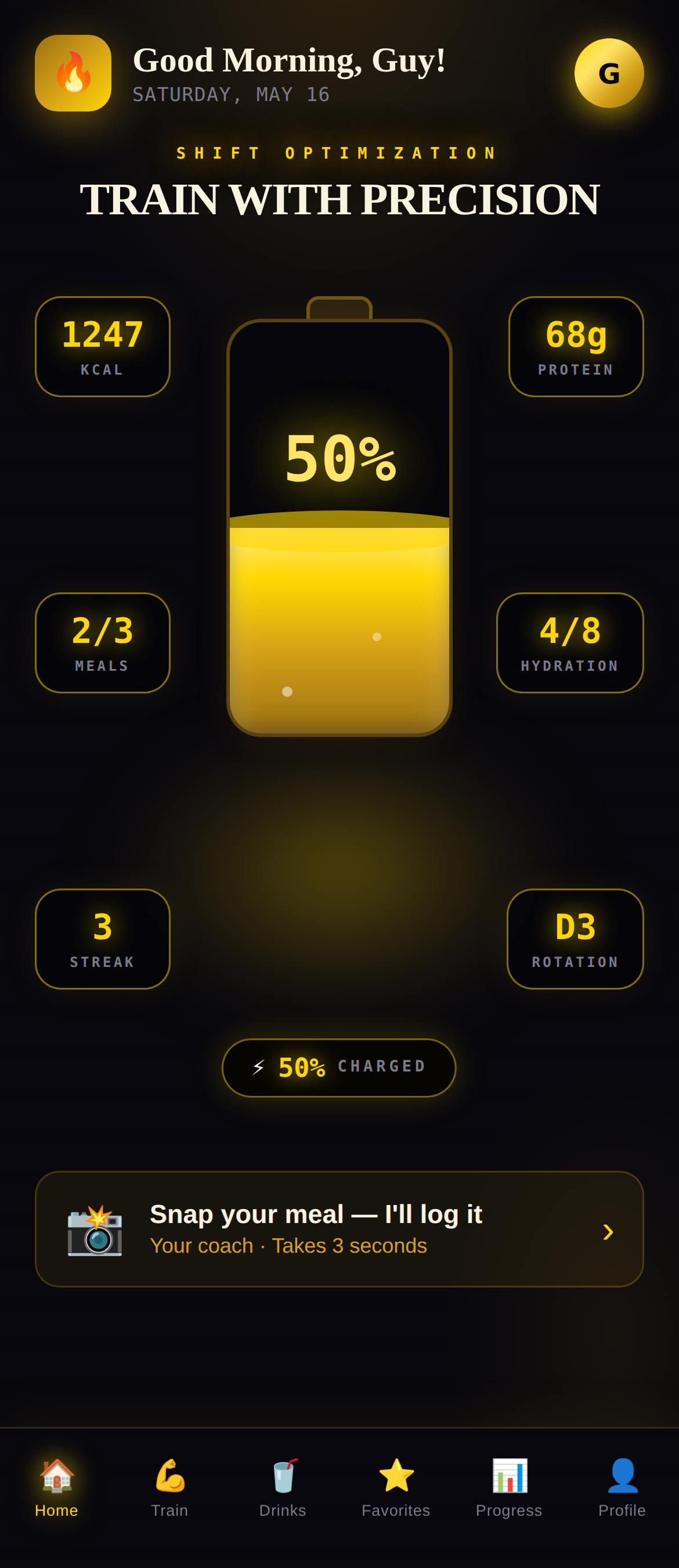 Daily dashboard